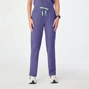 Figs's Women's Purple High Waisted Yola Skinny Scrub Pants Size Large
